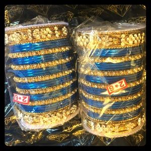 Pakistani Indian bangles💙💛